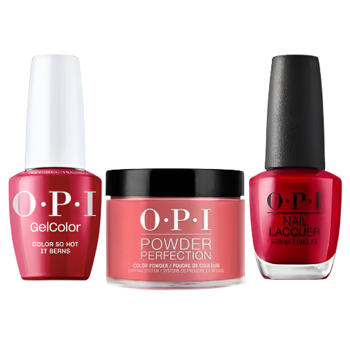 OPI Trio Z13 - Color So Hot It Berns