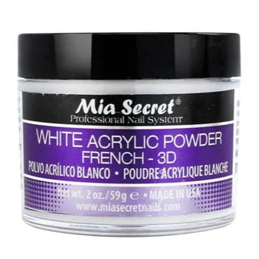 Mia Secret Acrylic Powder - White (2oz)