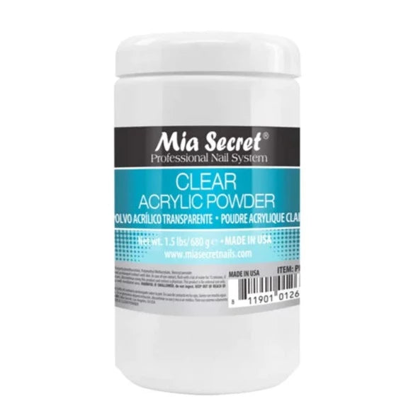 Mia Secret Acrylic Powder - Clear (1.5lbs)