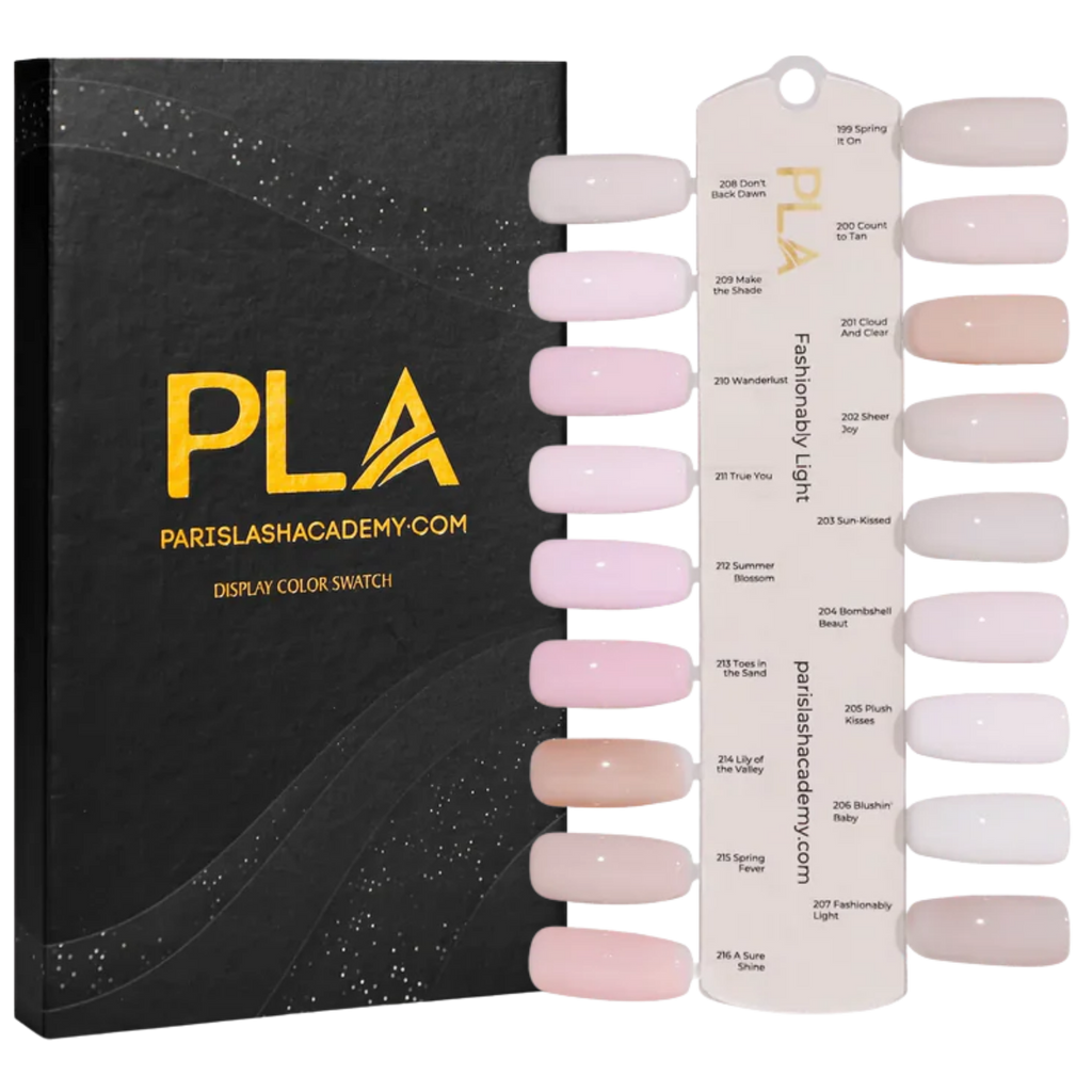 PLA Fashionably Light Collection – 18 Sheer Colors | QQ Nail Supply