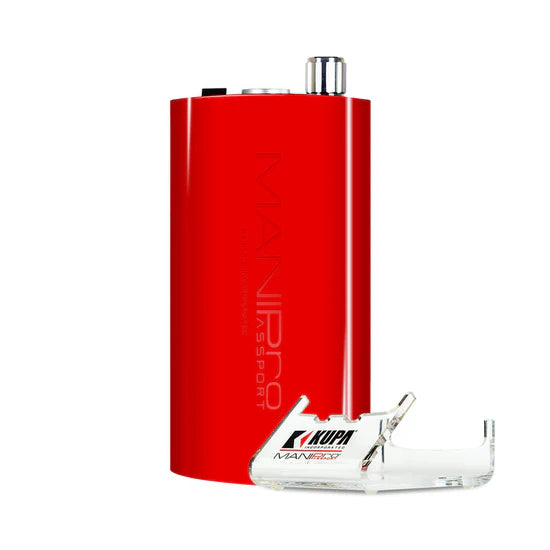 Kupa Mani Pro Passport Nail Drill (Red) - BASE ONLY