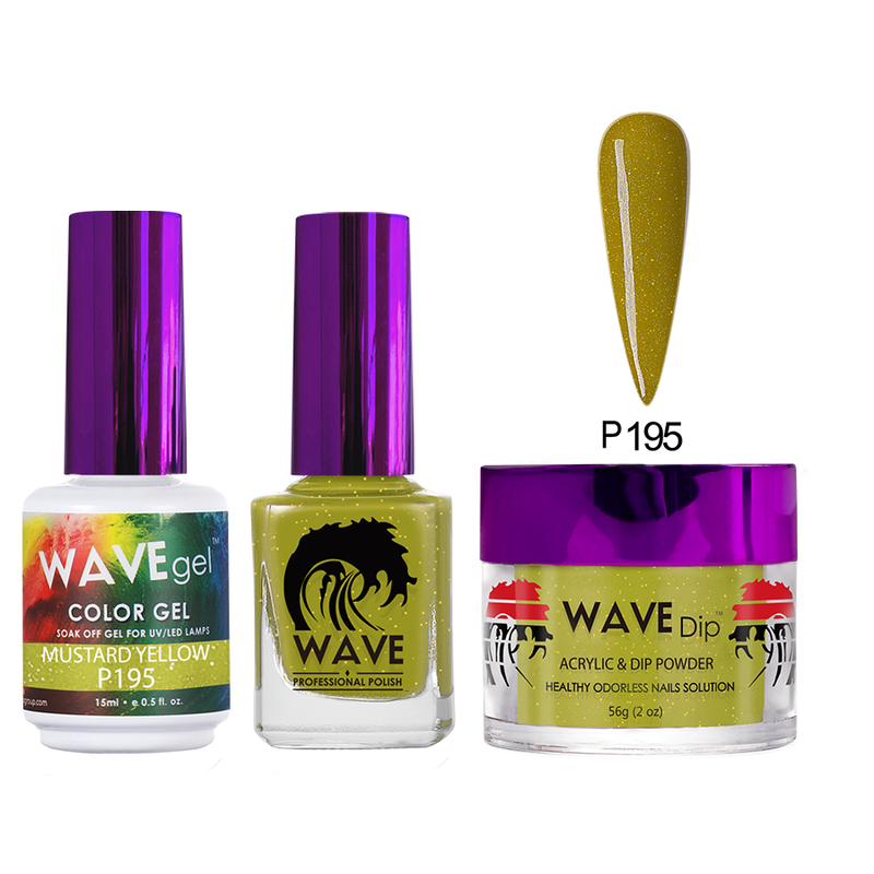 Wave Gel Simplicity Trio - #195 Mustard Yellow