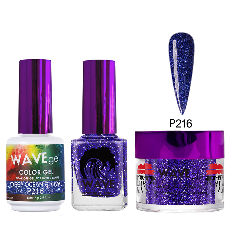 Wave Gel Simplicity Trio - #216 Deep Ocean Glow