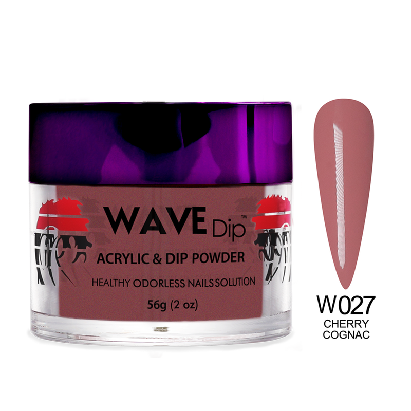 Wave Dip/Acrylic Powder - 027 Cherry Cognac