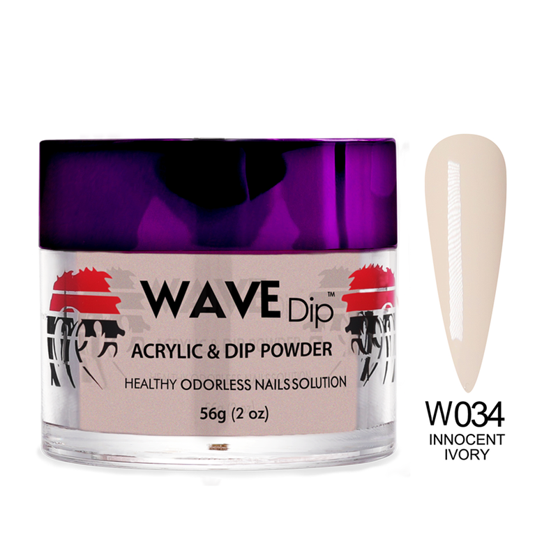 Wave Dip/Acrylic Powder - 034 Innocent Ivory