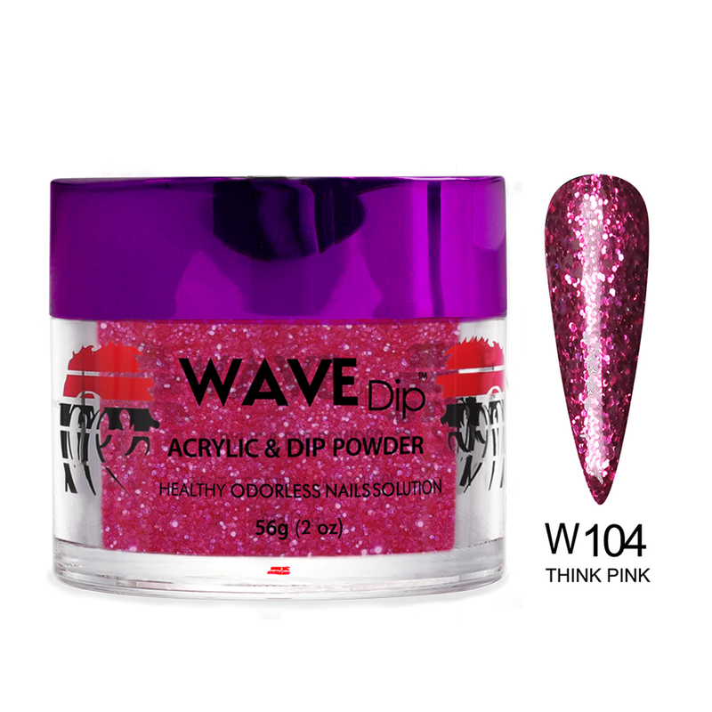 Wave Dip/Acrylic Powder - 104 Think Pink