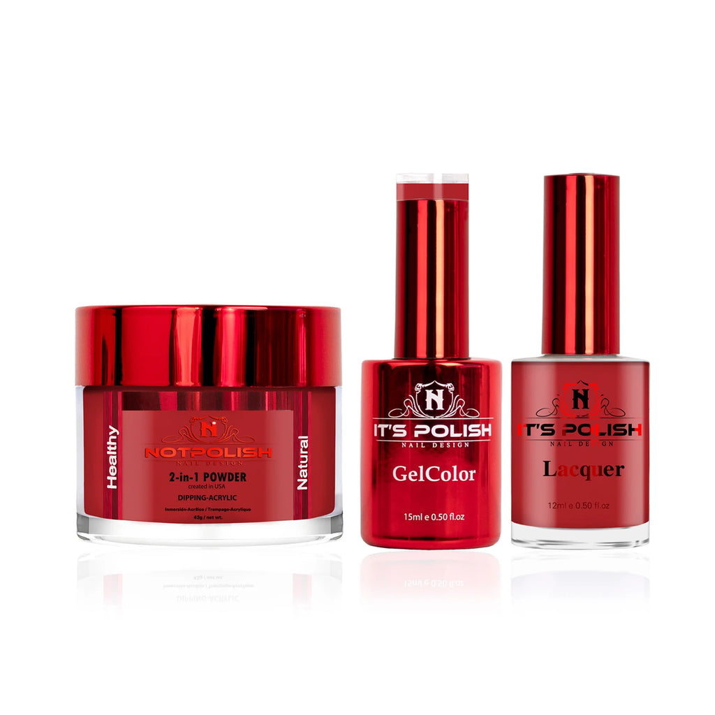 Not Polish Trio - OG 181 Red Crush