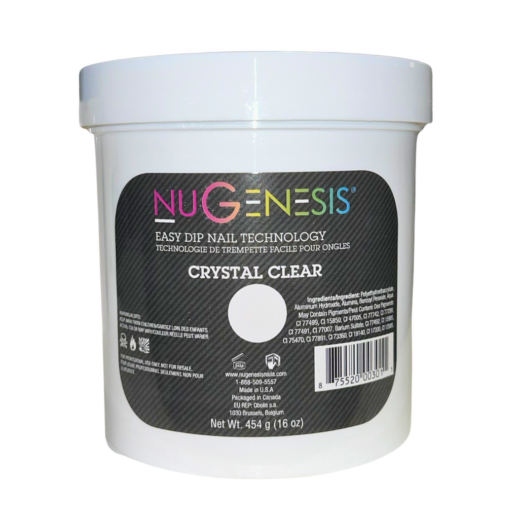 Nugenesis Dip Powder Crystal Clear (16oz)