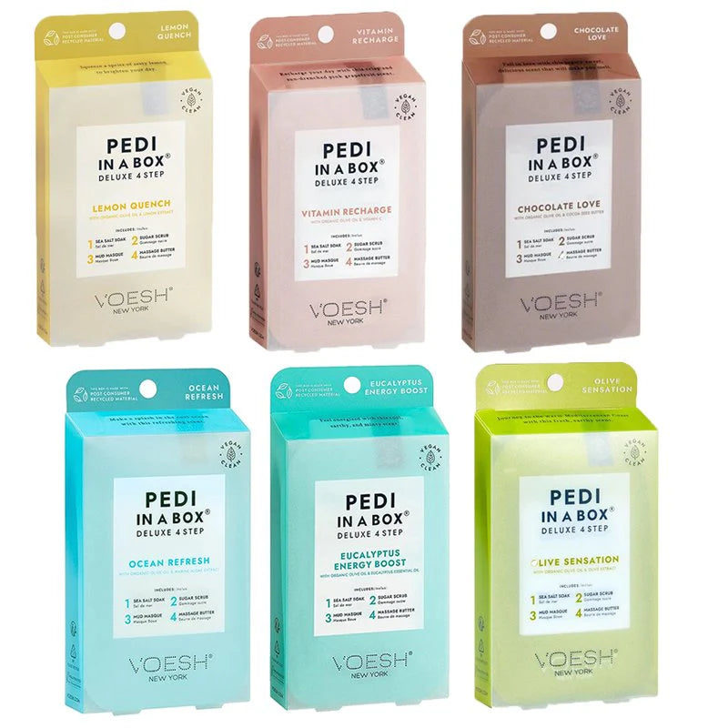 Voesh 4 Step Pedi In A Box (Case 50pk)