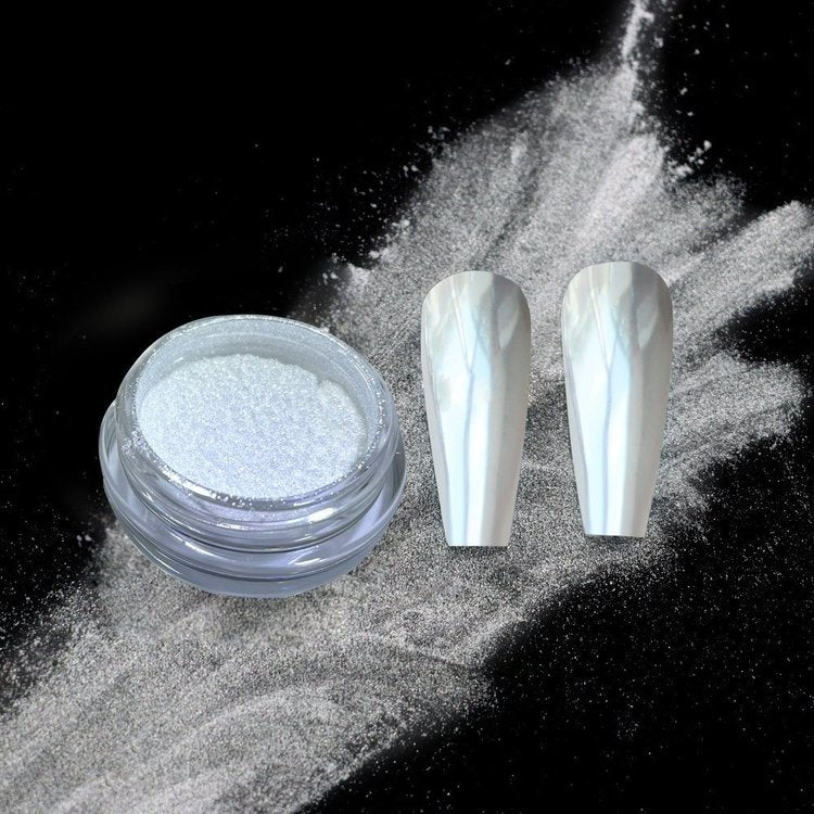 Cre8tion White Silk Chrome Powder