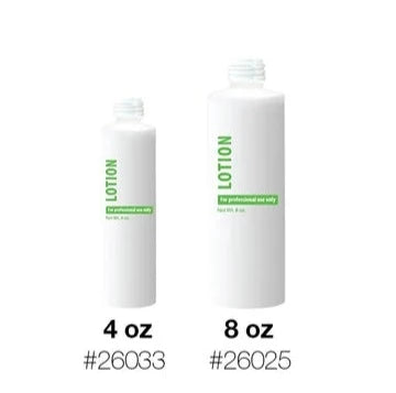 Empty Lotion Bottle - Green Label (8oz)
