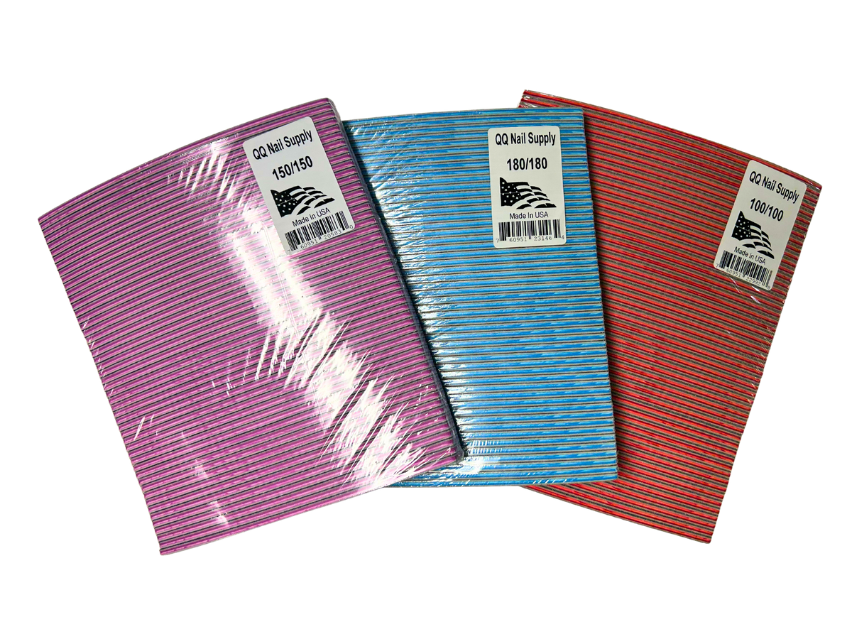 SNC Harbor Bridge Zebra Nail Files (50pcs) – QQ Nail Supply