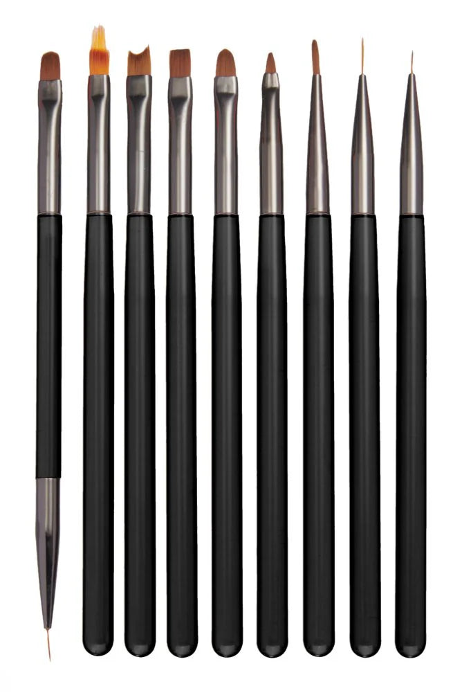 Nail Art Brush Set (9pc)