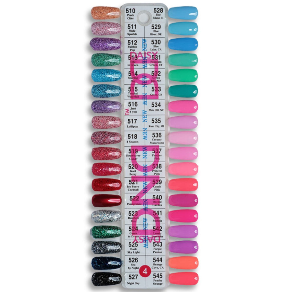 dnd gel duo set 4 collection 36 colors