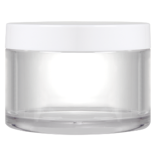 Empty Double-Walled Clear Jar (2oz)
