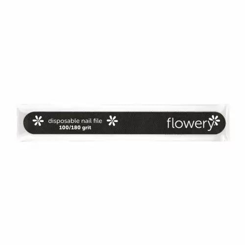 Flowery Disposable Nail Files 100/180 (100pcs)