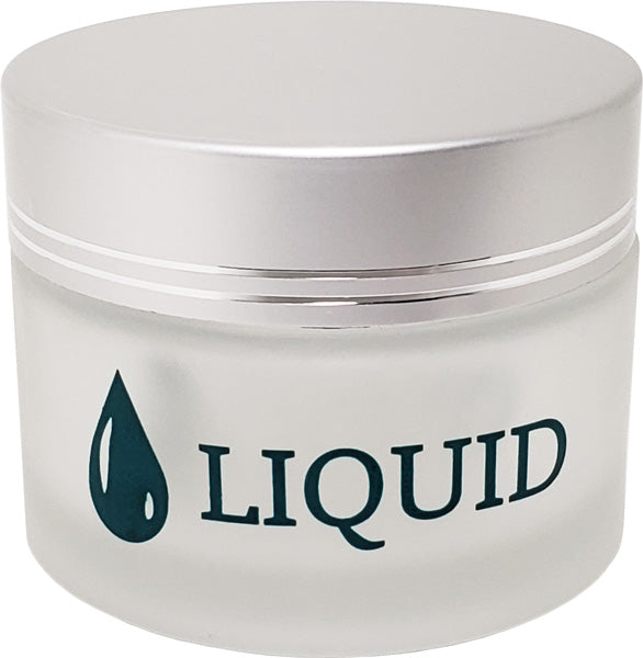 Frosted Glass Jar - Liquid (2oz)