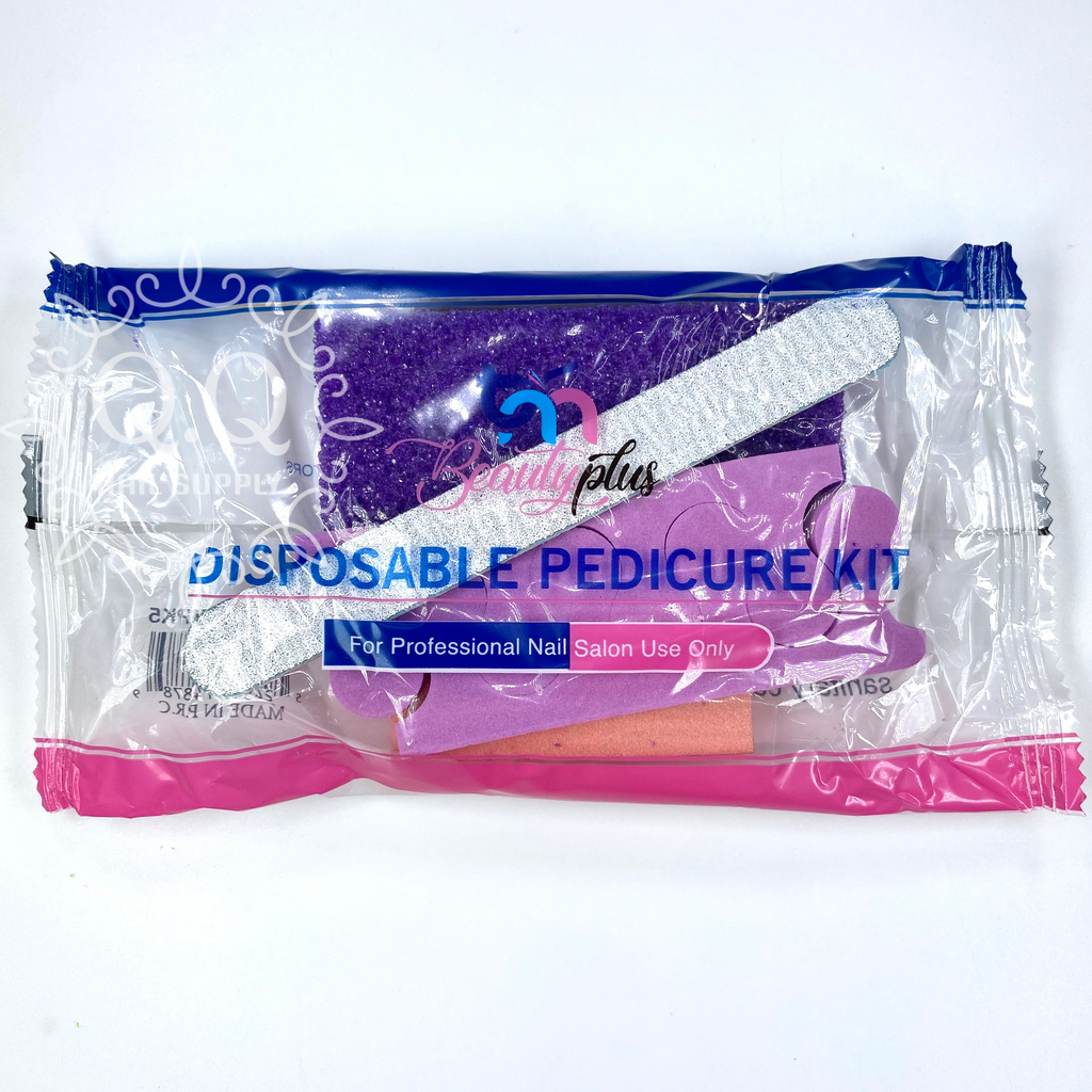 TNM Beauty Plus Purple Pedicure 4pc Kit (Case)