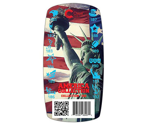 Chisel Acrylic Nail Stamp - America Collection 016