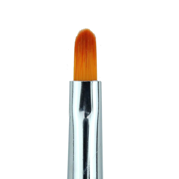 Cre8tion Yellow Oval Gel Brush