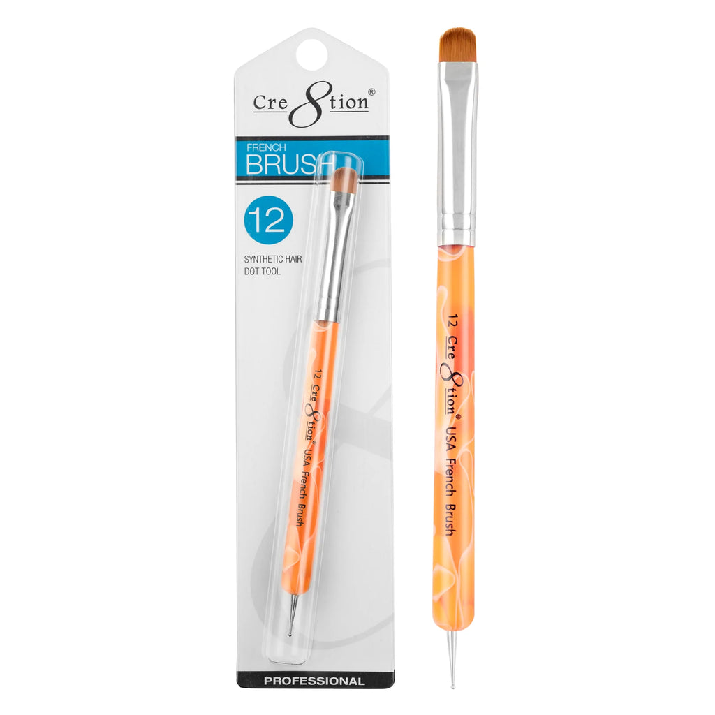 Cre8tion French Brush W/ Dotting Tool