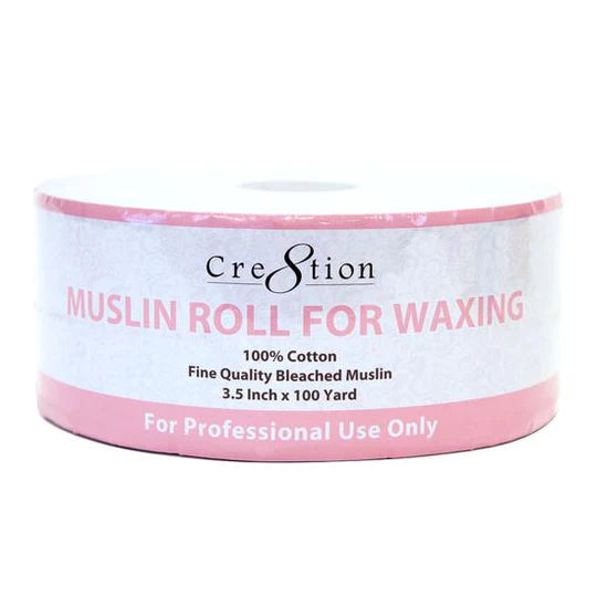 Cre8tion Muslin Waxing Roll - 100 Yards 3.5"