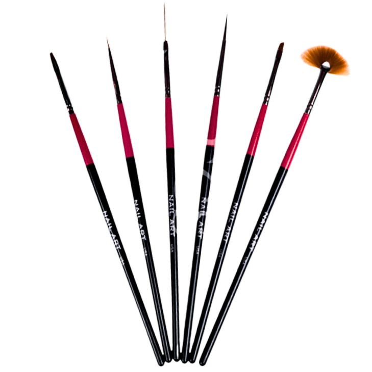 Nail Art Brushes (6pcs)