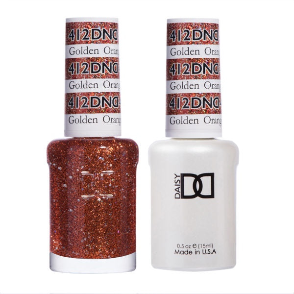 DND Gel Duo 412 - Golden Orange Star