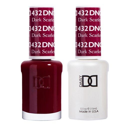 DND Gel Duo 432 - Dark Scarlet