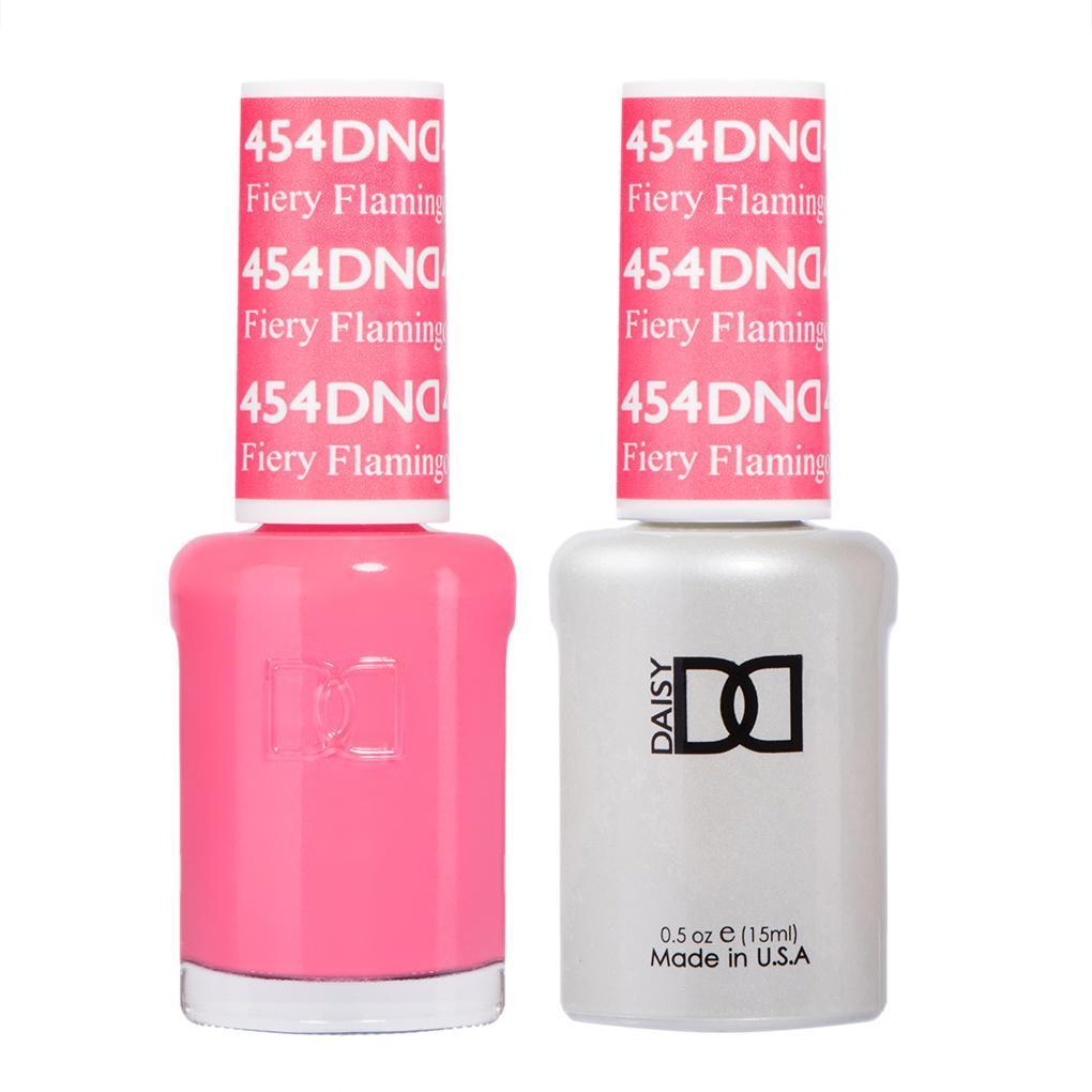 DND Gel Duo 454 - Fiery Flamingo