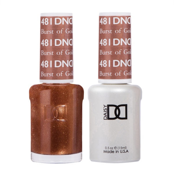 DND Gel Duo 481 - Burst of Gold