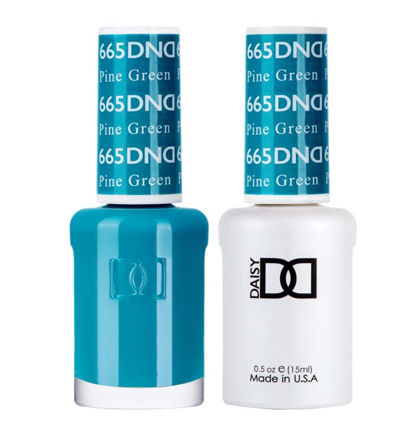 DND Gel Duo 665 - Pine Green