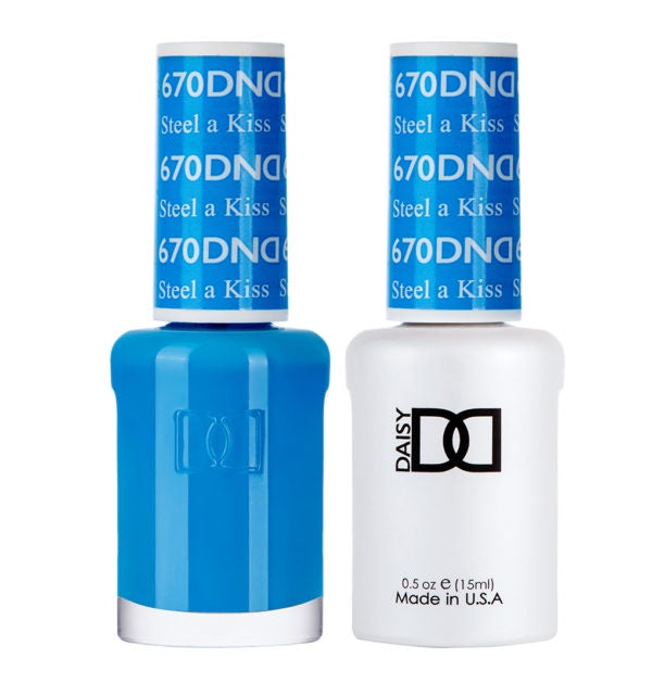 DND Gel Duo 670 - Steel a Kiss