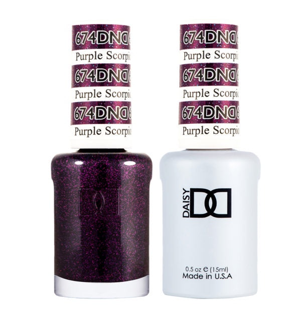 DND Gel Duo 674 - Purple Scorpio