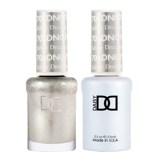DND Gel Duo 705 - Silver Dreamer
