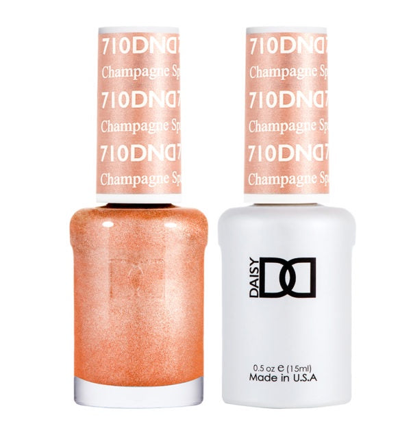 DND Gel Duo 710 - Champagne Sparkles