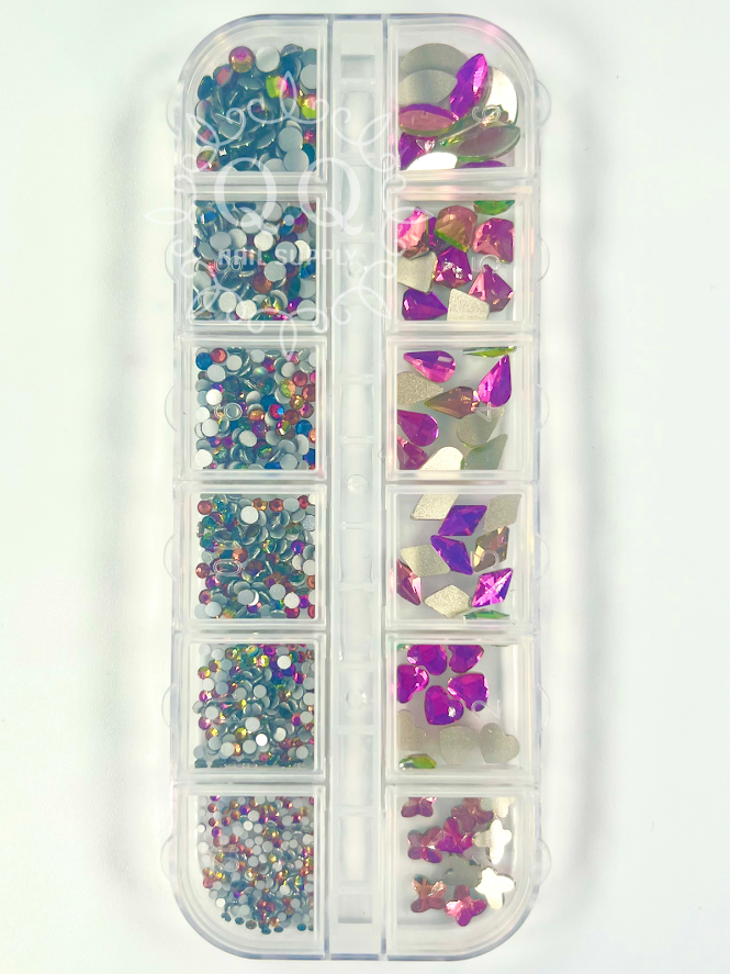 MIxed Colored Rhinestones (12 Colors)