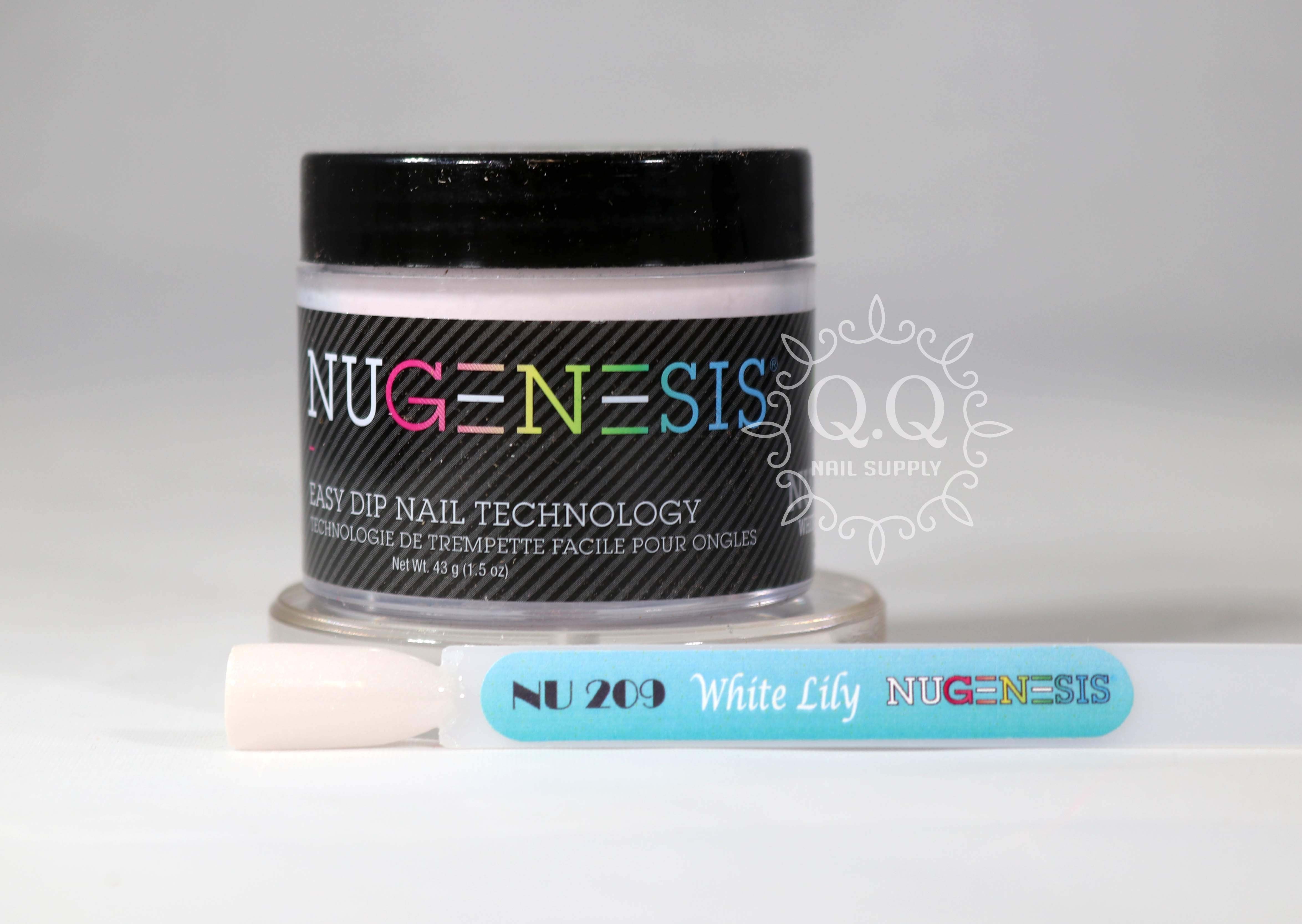 nugenesis white lily Nugenesis Dip Powder