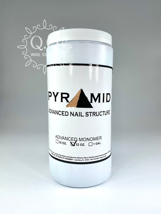 Pyramid 3 in 1 Acrylic and Dip Powder - 302 Black (32oz) – QQ Nail