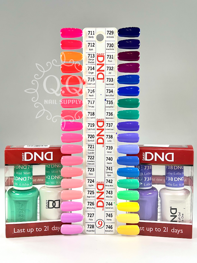 DND WHOLE GEL DUO SET 9 COLLECTION (36 COLORS)