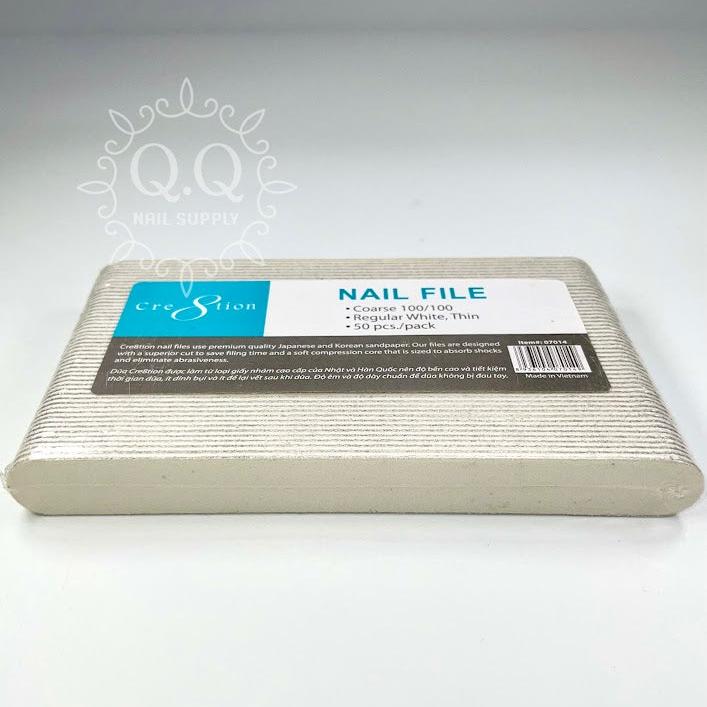 Cre8tion Disposable Thin Nail File - 100/100