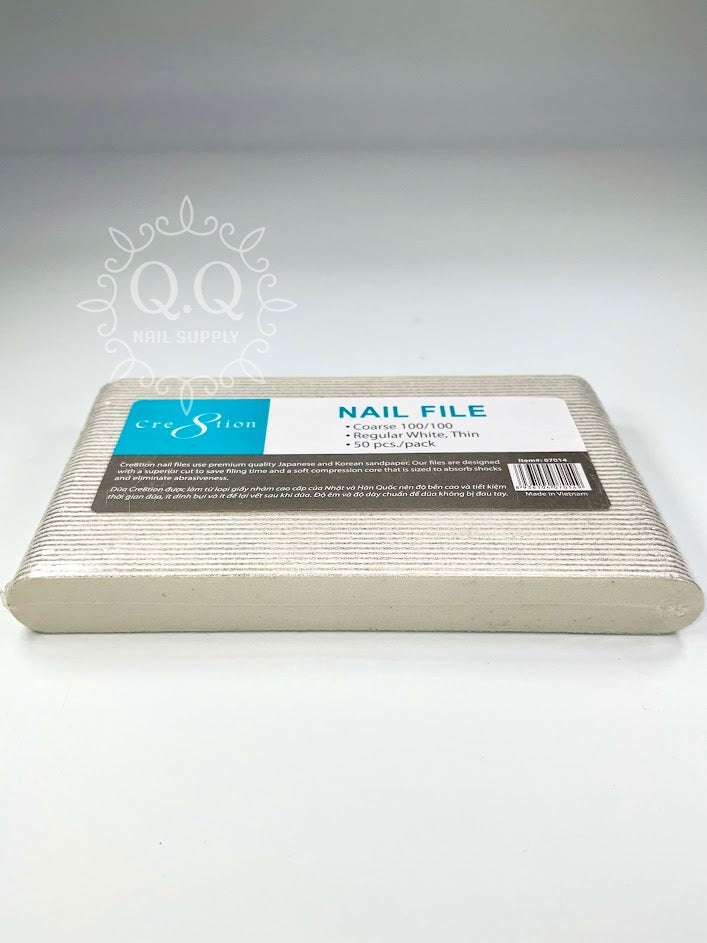 Cre8tion Disposable Thin Nail File - 100/100