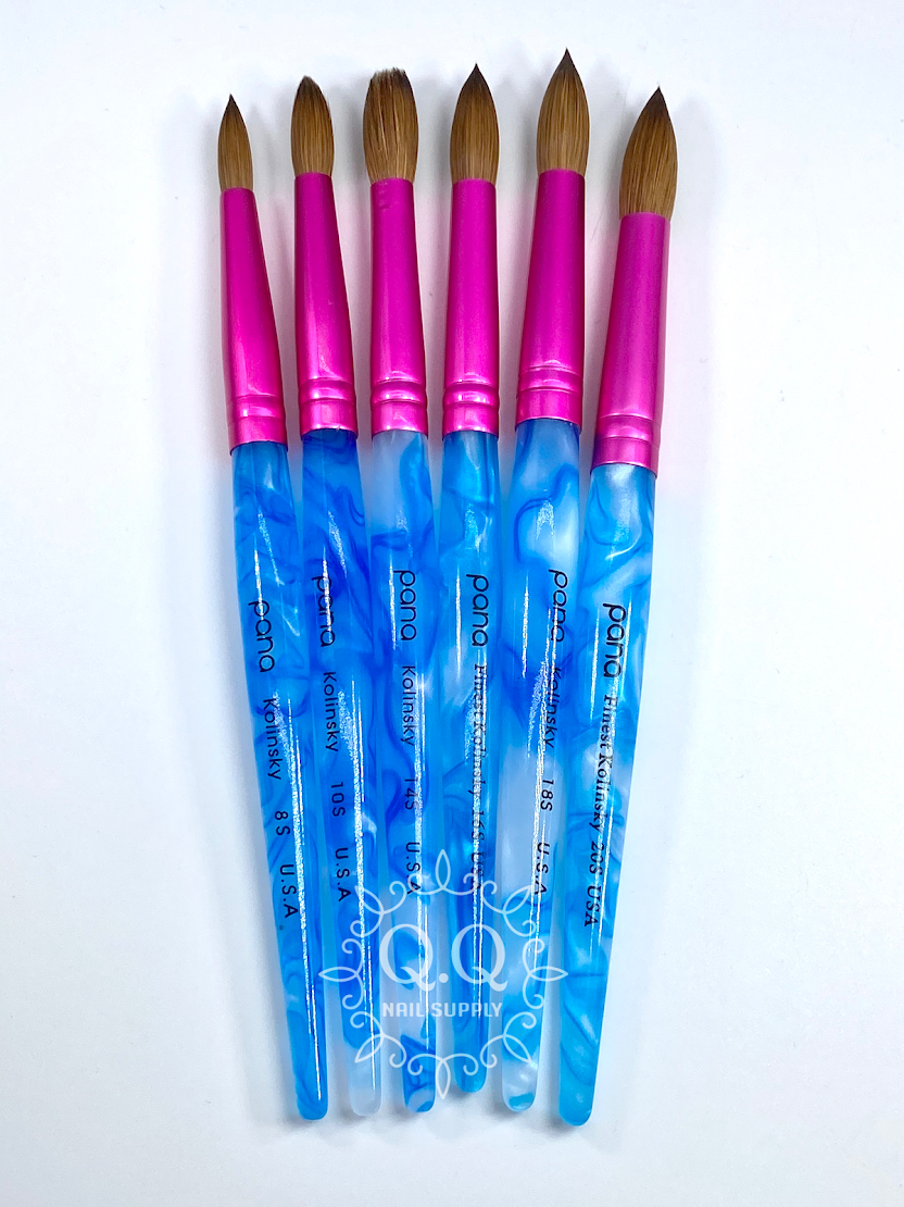 Kiara Sky Acrylic Black Brush in 2023  Acrylic nail brush, Acrylic brushes,  Nail brushes
