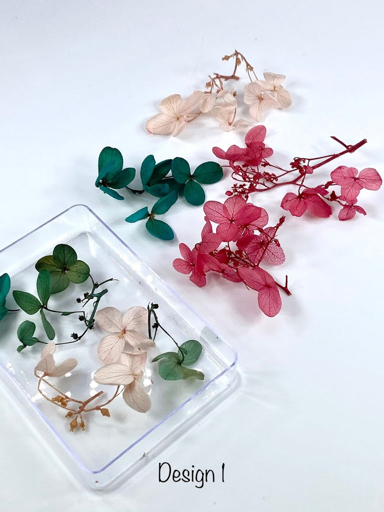 Dry Nail Flowers (2 Designs)