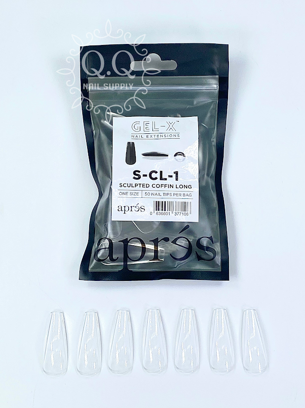 Sculpted Coffin Long Refill Tips S-CL-1