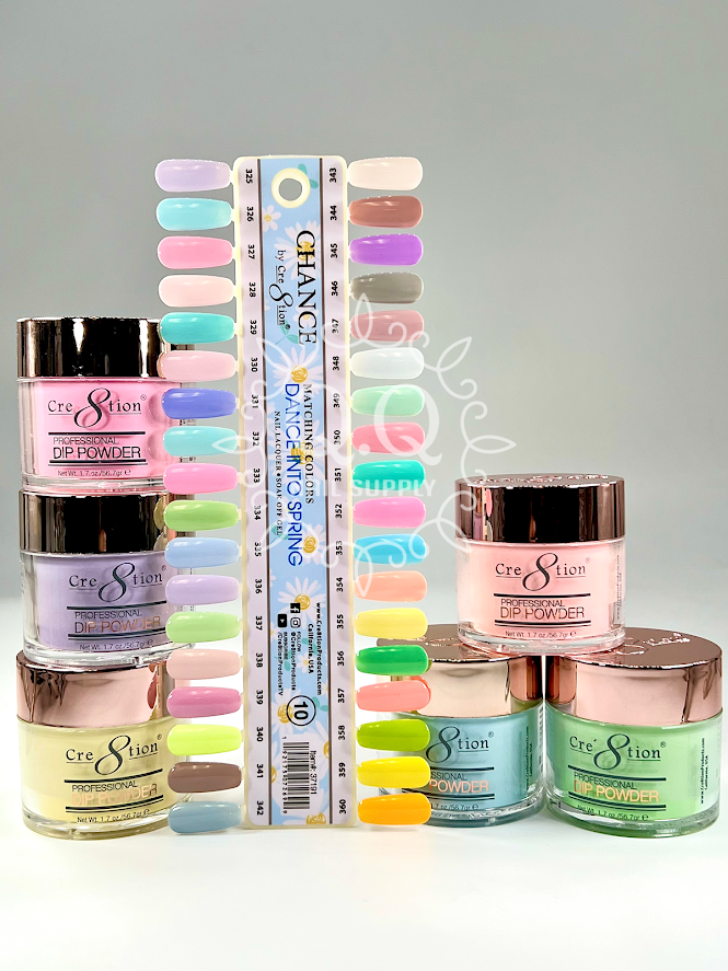 Cre8tion Chance Dancing Into Spring Whole Dip Powder Collection (36 Colors)