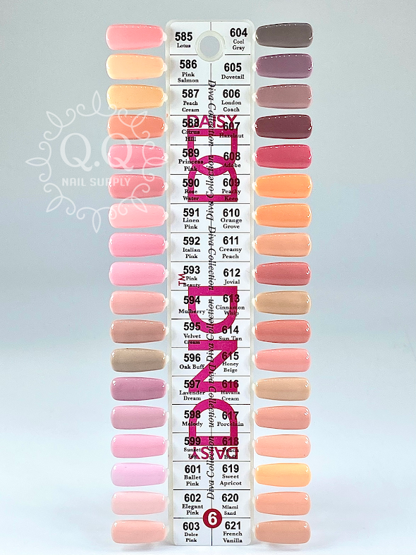 DND Color Chart Set 6 – QQ Nail Supply