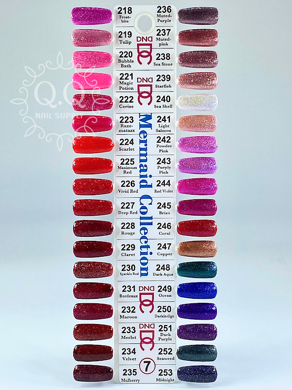 DC Whole Gel Mermaid Set 7 Collection (36 Colors)