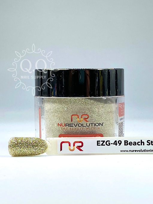 NuRevolution EZ Glitter - EZG 49 Beach Stroll