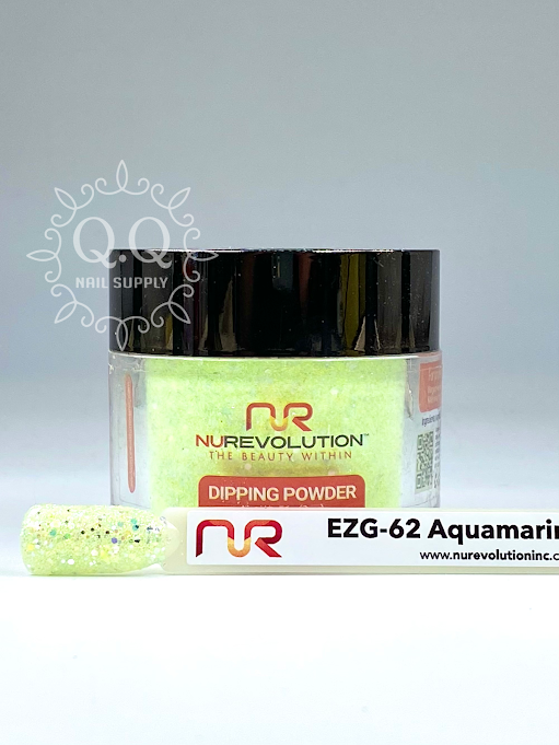 NuRevolution EZ Glitter - EZG 62 Aquamarine